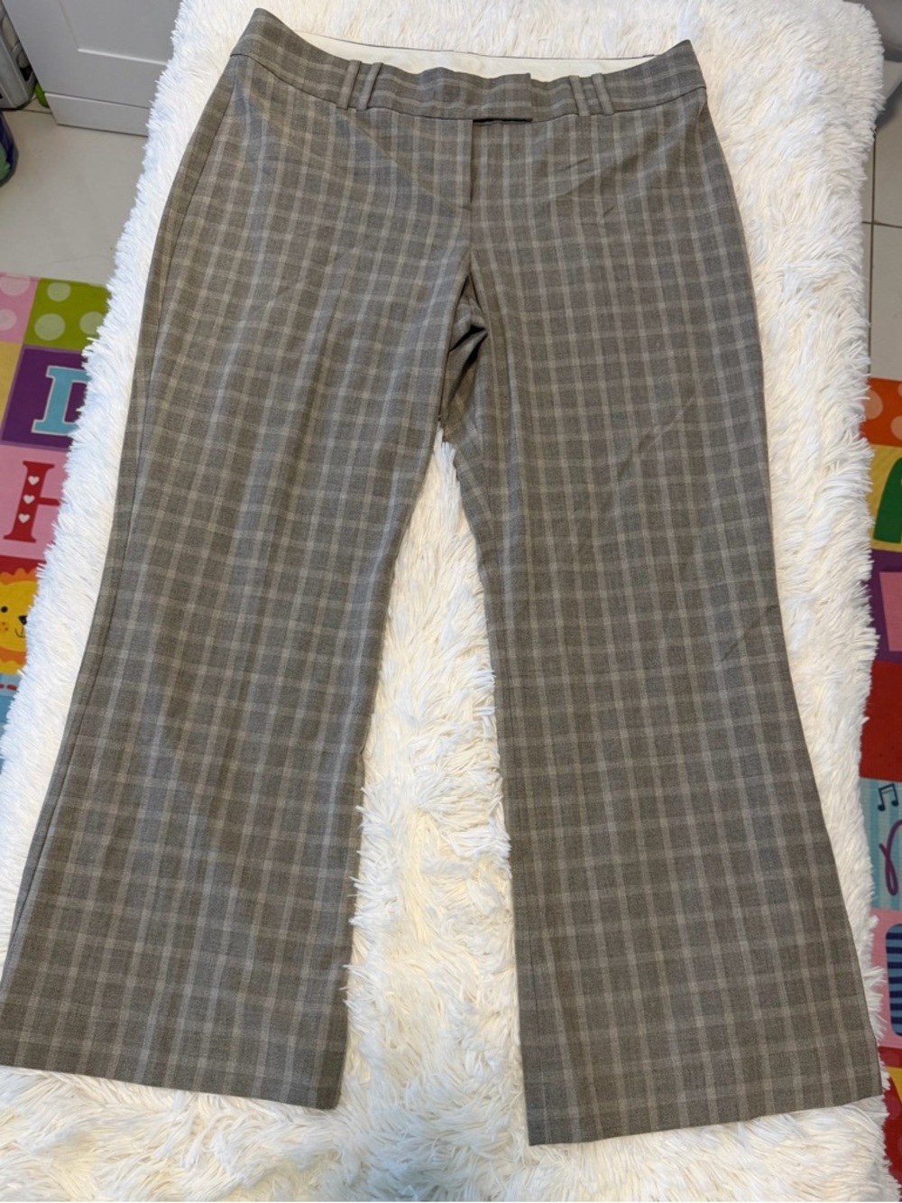 The Limited Gray Plaid Dress Pants - Cassidy Fit